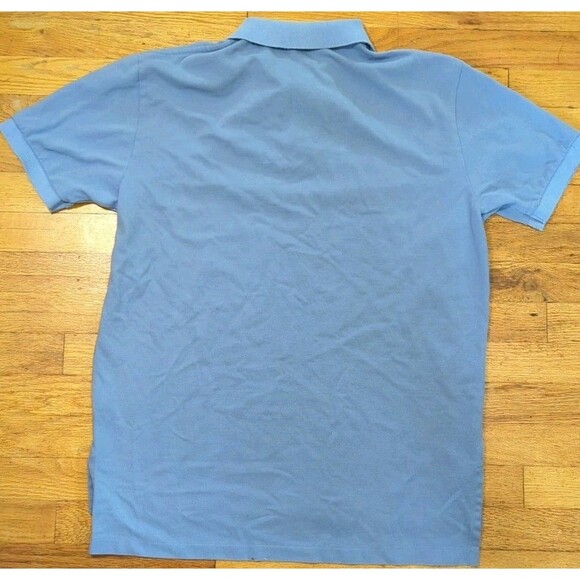 Polo Ralph Lauren Mens L Lt. Blue Shirt Yellow Pony Preppy City S/S 100% Cotton - Picture 6 of 6